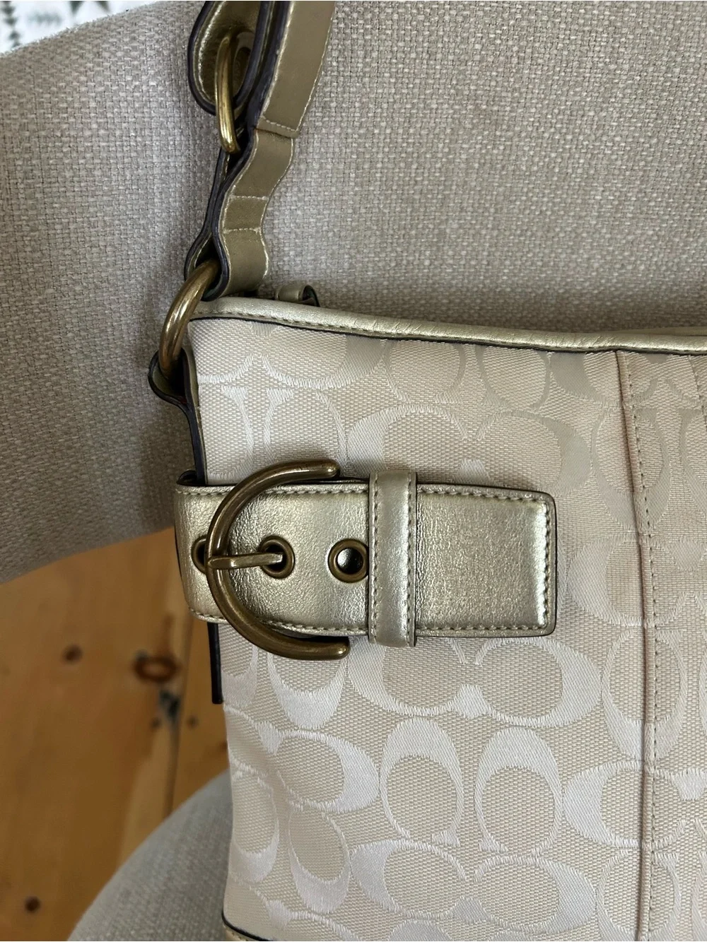 Coach stylish beige